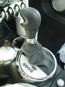 A MINI Copper car's gear